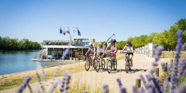 voie bleue à Trévoux