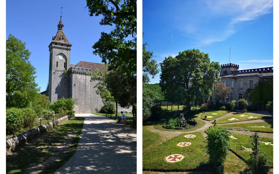 Le château de Rocamadour, demeure des chapelains