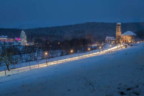 Basilica in winter