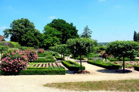 Les jardins du prieuré de Souvigny