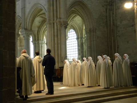 Le chœur gothique de Vézelay