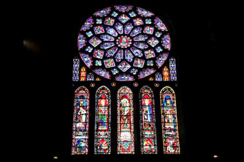 Rose window of the cathedral