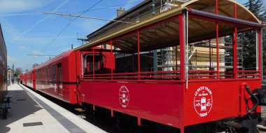 Le petit train de La Mure en gare