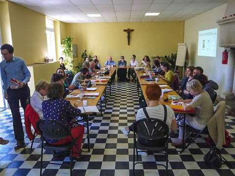 Réunion de travail à Cotignac