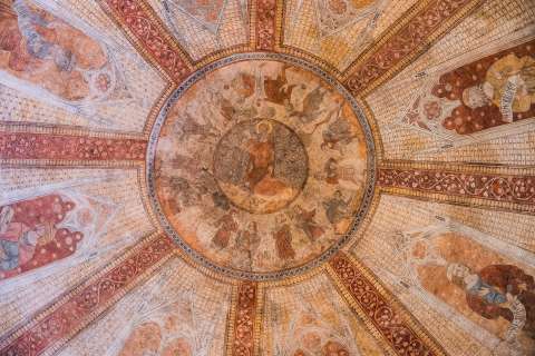 Coupole dans la cathédrale de Cahors