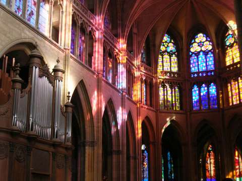 Inside the cathedral