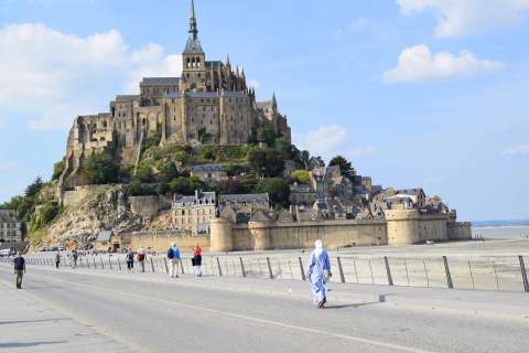 En marche vers le Mont