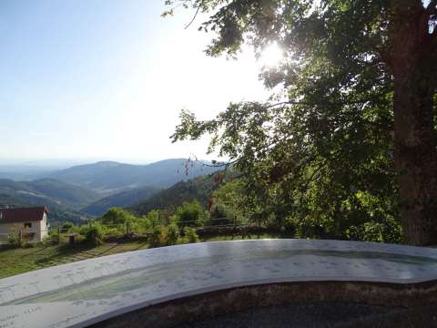 View over the countryside