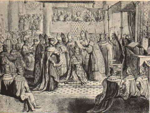 Le sacre d'Henri IV